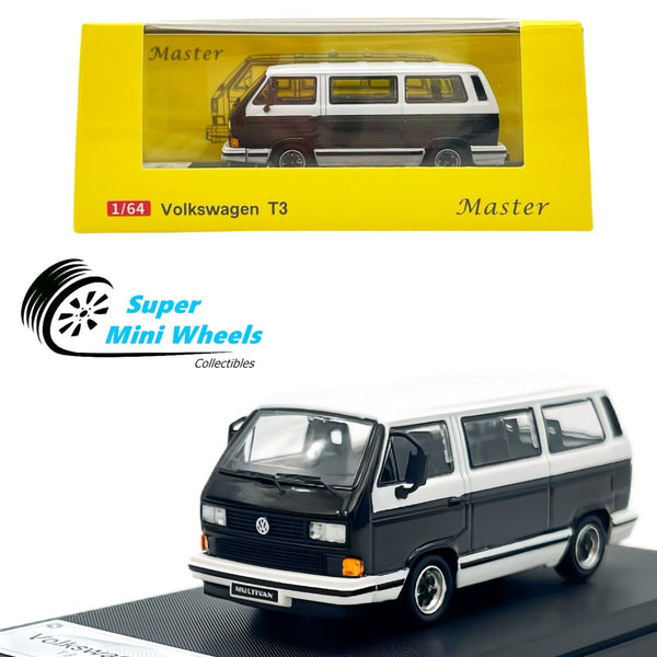 Master 1:64 Volkswagen T3 Black/White