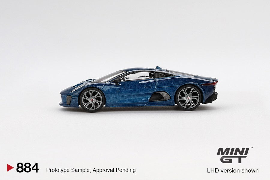 Mini GT 1:64 Jaguar C-X75 Blue #884 – Super Mini Wheels