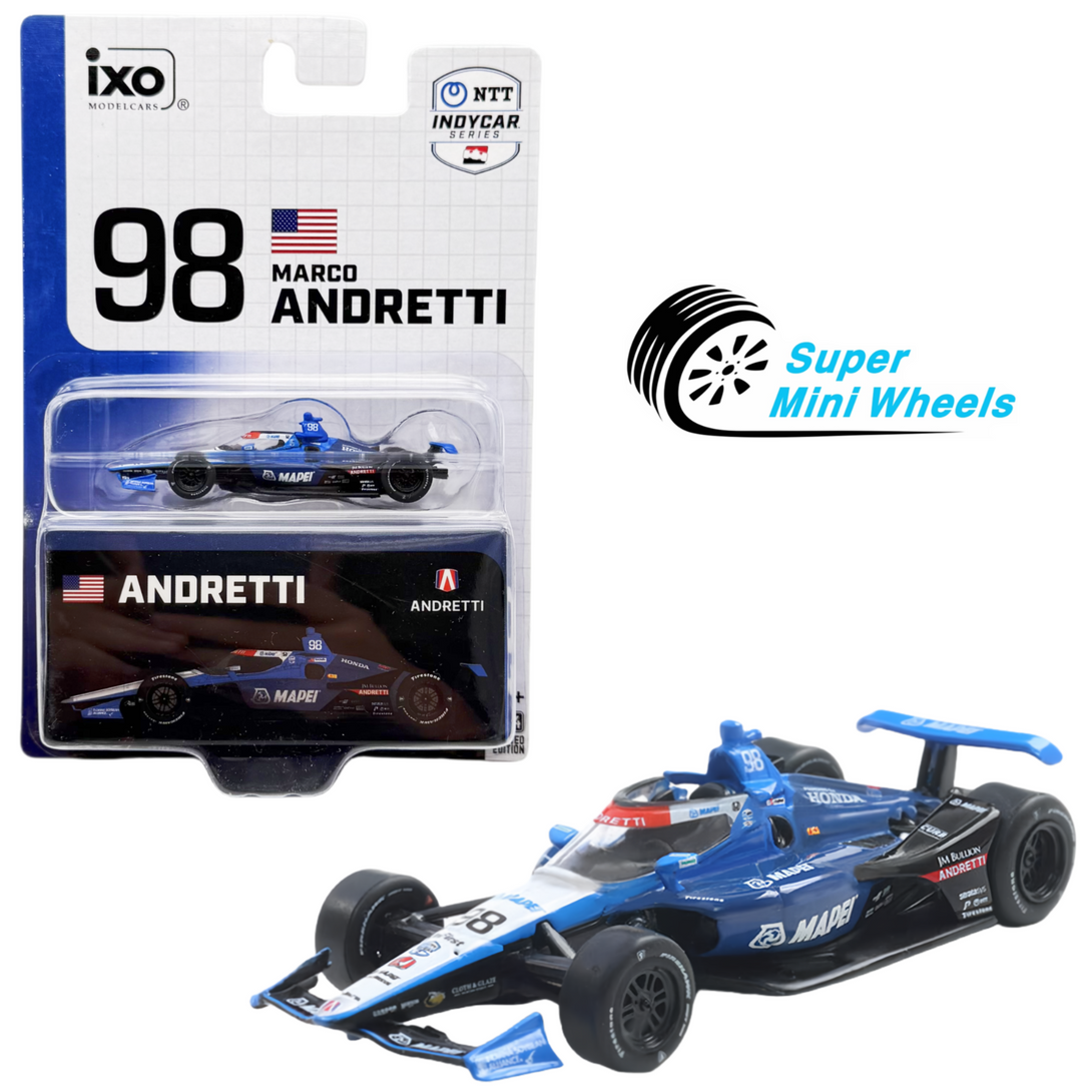 IXO Models 1:64 2025 NTT INDYCAR Series - #98 Marco Andretti IXO Models 1:64 2025 NTT INDYCAR Series - #98 Marco Andretti