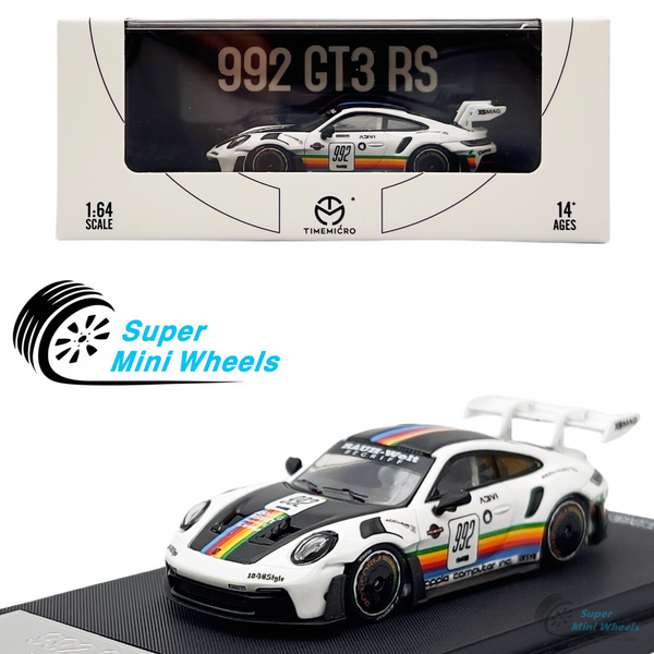 Time Micro 1:64 RWB 992 GT3 RS Apple White - Diecast Model