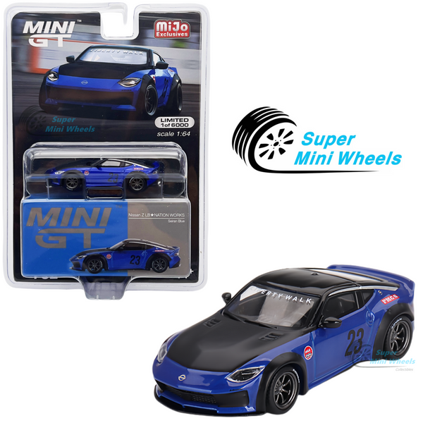 Mini GT 1:64 Nissan Z LB-NATION WORKS Seiran Blue #732