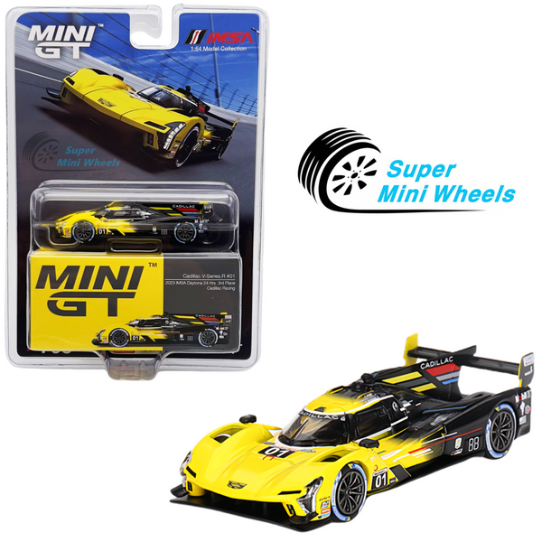 Mini GT 1:64 Cadillac V-Series.R #01 Cadillac Racing 2023 IMSA Daytona 24H #708