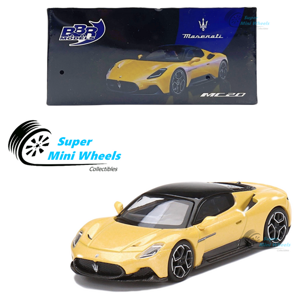 BBR Models 1:64 Maserati MC20 Giallo Genio