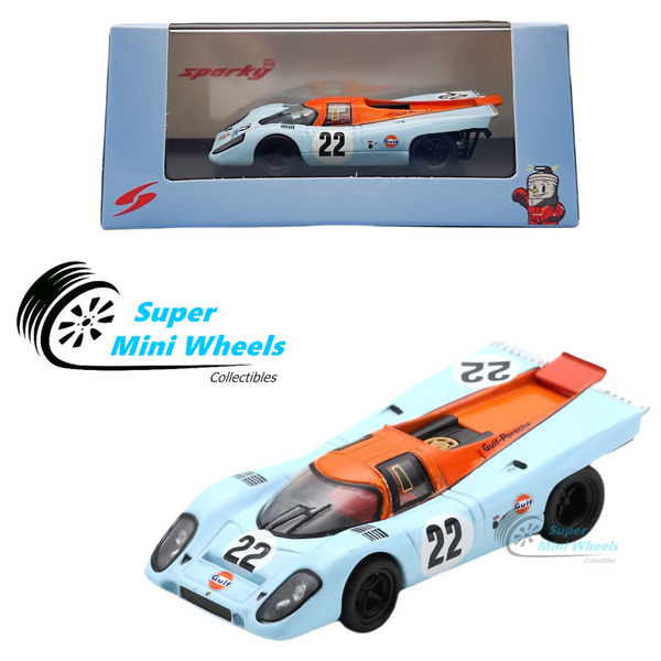 Sparky 1:64 PORSCHE 917 K NO.22 24H LE MANS 1970 M. HAILWOOD - D. HOBBS