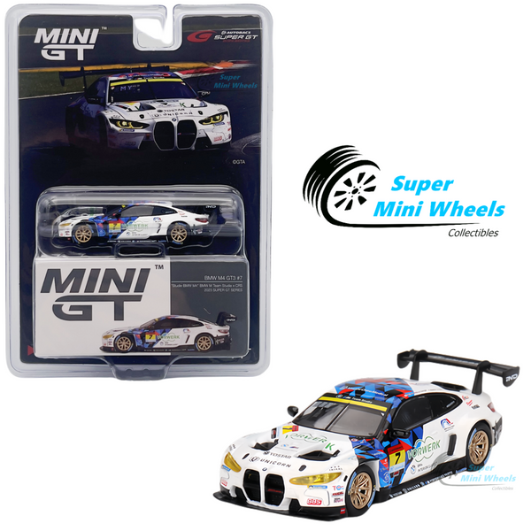 Mini GT 1:64 BMW M4 GT3 #7 "Studie BMW M4" BMW M Team Studie - Super GT #691