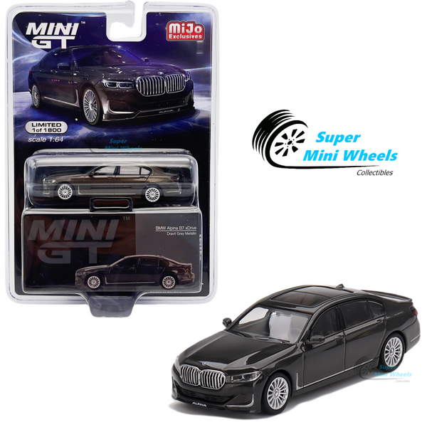 Mini GT 1:64 BMW Alpina B7 xDrive Dravit Grey Metallic #619