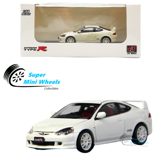 LCD Models 1:64 - Honda Integra Type R (DC5) White - Diecast Model