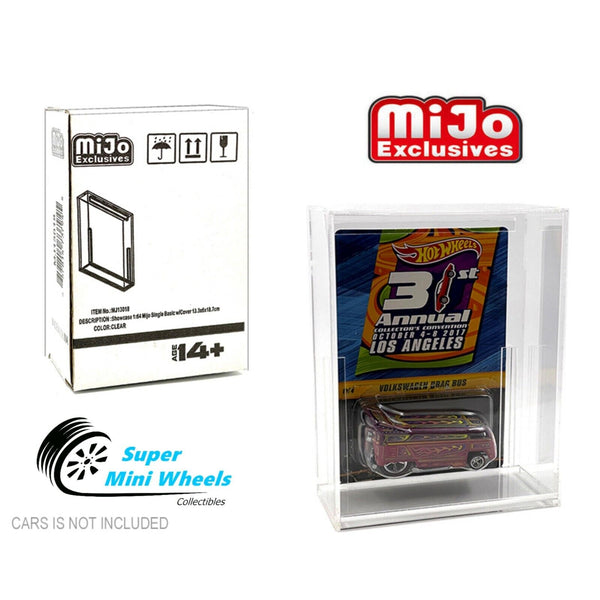 Showcase 1:64 Basic Redline Collector Single Display Case - Mijo Exclusives