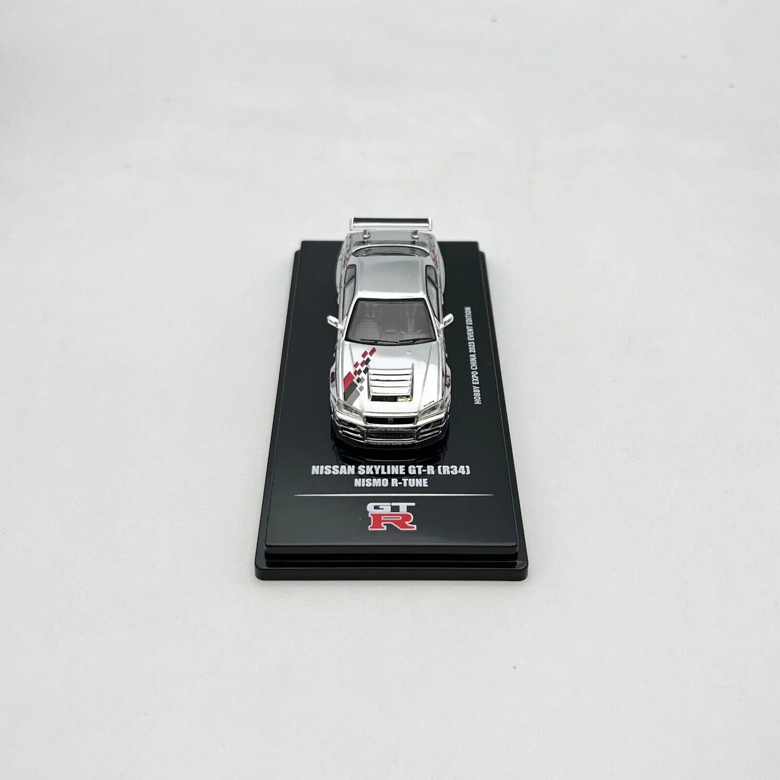 INNO64 1:64 Nissan Skyline GT-R R34 Hobby Expo CHINA 2023 Chrome 3
