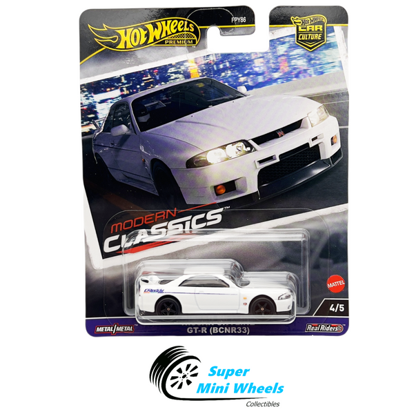 Hot Wheels Car Culture Nissan Skyline GT-R BCNR33 - Modern Classics