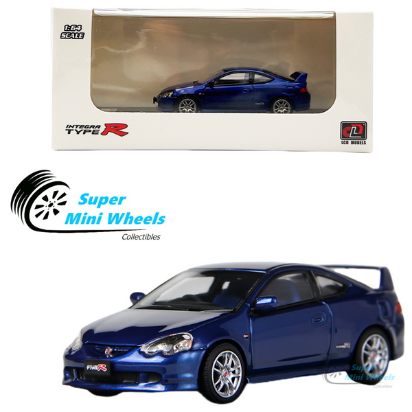 LCD Models 1:64 - Honda Integra Type R (DC5) Blue - Diecast Model