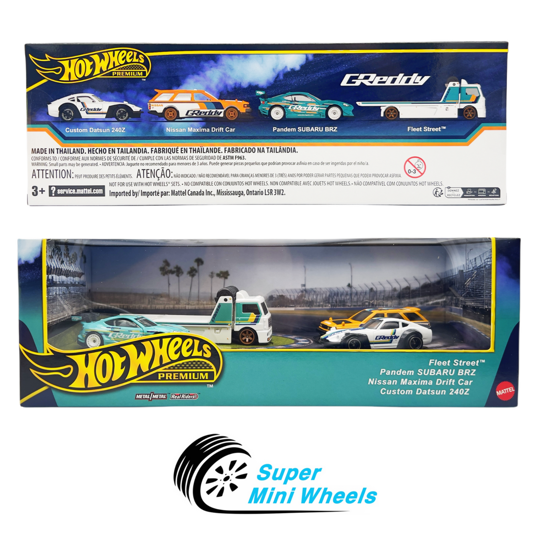 G Reddy 4 Row Hot Wheels Premium Greddy Drift 4 Cars Set Walmart Exclusive – Super ...