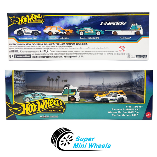 Hot Wheels Premium Greddy Drift 4 Cars Set Walmart Exclusive