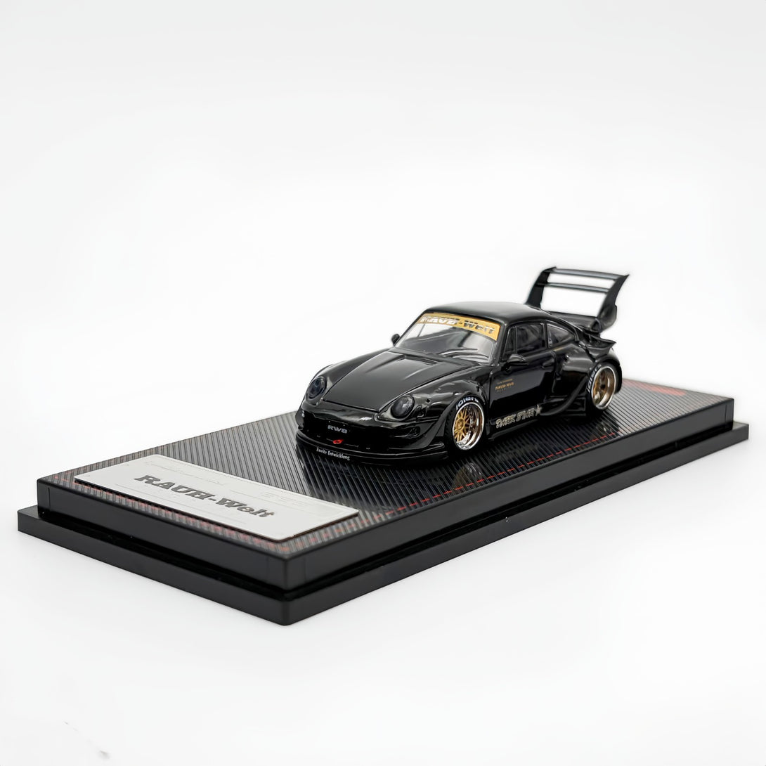 Ignition Model 1:64 Rauh-Welt Begriff RWB 993 – Black – Super Mini Wheels