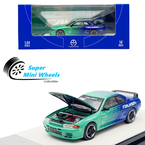 Time Micro 1:64 Nissan GTR R32 Falken - Diecast Model