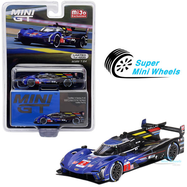 Mini GT 1:64 Cadillac V-Series.R #2 Cadillac Racing 2023 Le Mans 24 Hrs 3rd #716