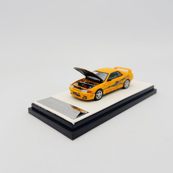 Time Micro 1:64 Nissan GTR R32 Yellow