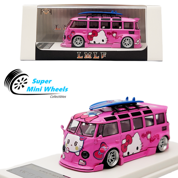 LMLF 1:64 VW T1 RWB BUS Hello Kitty - Diecast Car