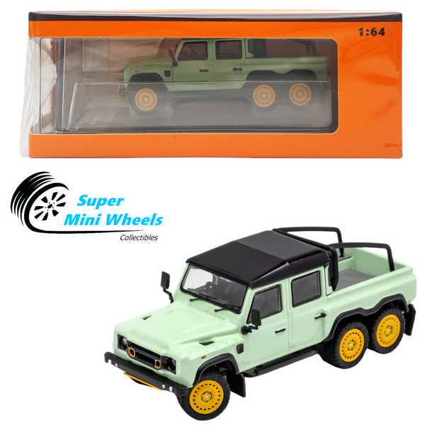 GCD 1:64 Land Rover Defender 6x6 (Green) - Diecas Model