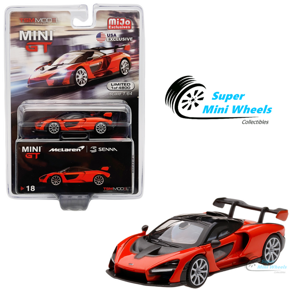 Mini GT 1:64 McLaren Senna Mira Orange #18