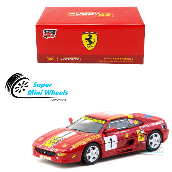 Tarmac Works 1:64 Ferrari F355 Challenge Macau Super Car Race 1994 Winner #01