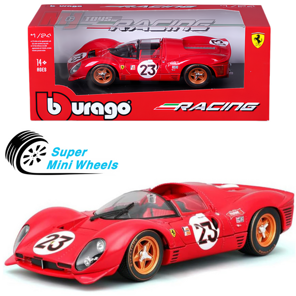 Bburago 1:24 Ferrari 330 P4 #23 Winner 1967 24h Daytona – Ferrari Racing