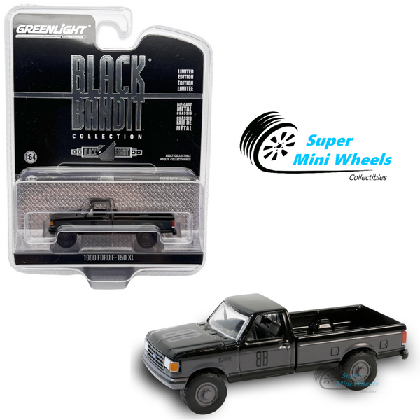 Greenlight 1:64 Black Bandit 1990 Ford F-150 XL 28150-E