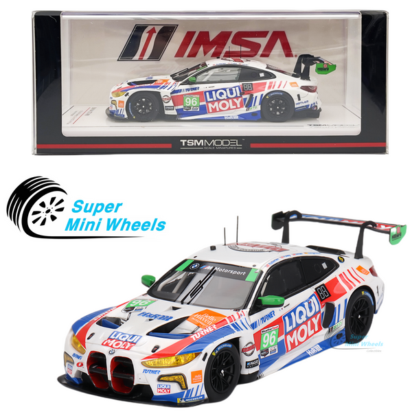 TSM-Model 1:43 BMW M4 GT3 #96 IMSA 2023 Sebring 12 Hrs GTD 2nd Place TSM430748