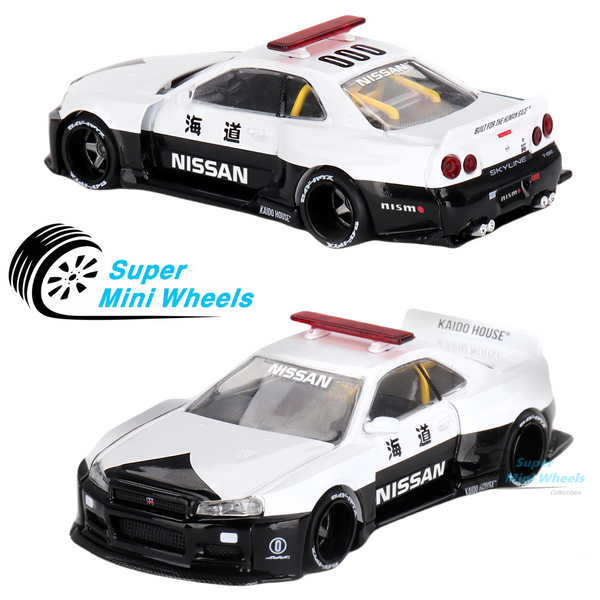 Mini GT x Kaido House 1:64 Nissan GT-R R34 Kaido Works (V2 Aero) KHMG120