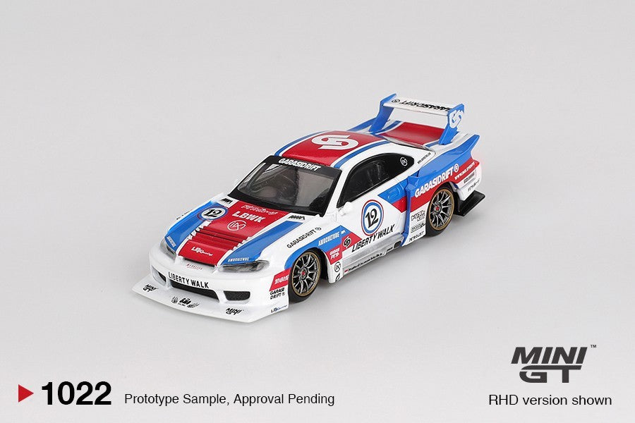 Mini GT 1:64 Nissan LB-Super Silhouette S15 SILVIA GARASIDRIFT x LBWK ...