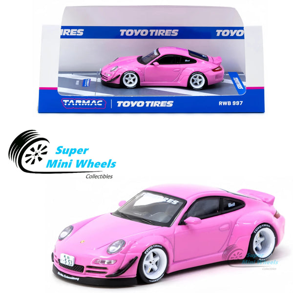 Tarmac Works 1:64 RWB 997 Pink Toyo Tires