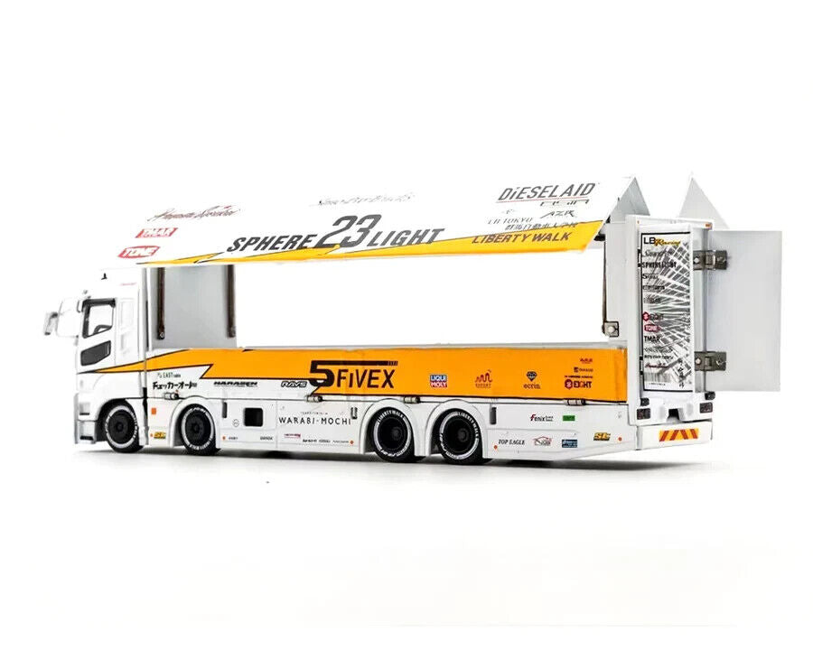 GCD 1:64 LB-Trucks Mitsubishi Fuso Super Great Transporter Sphere 23 L ...