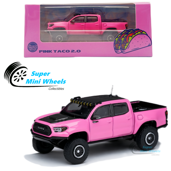 GCD 1:64 Toyota Pink Taco 2.0 Tacoma Pre-Runner TRD PRO Widebody