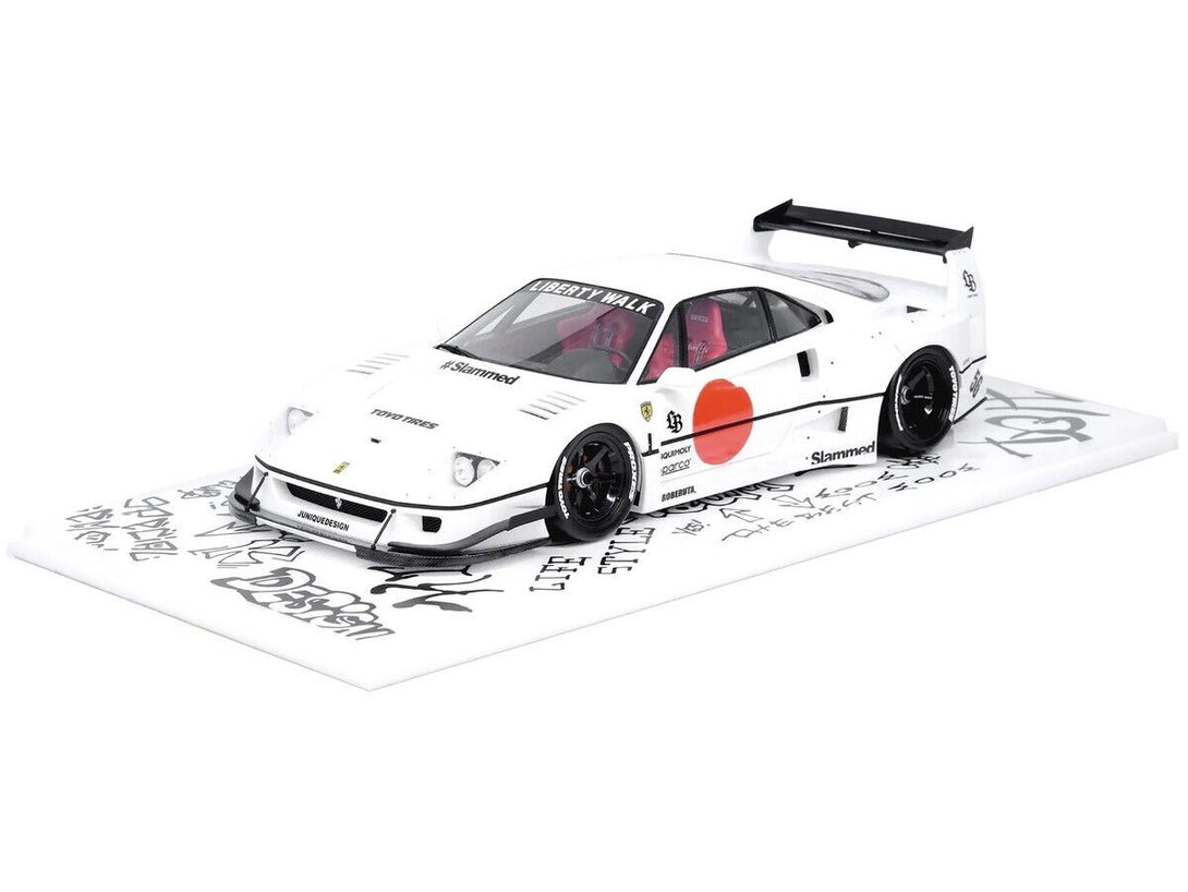 INNO64 1:18 LBWK Ferrari F40 Tokyo Auto Salon 2023 (White) Resin Model ...