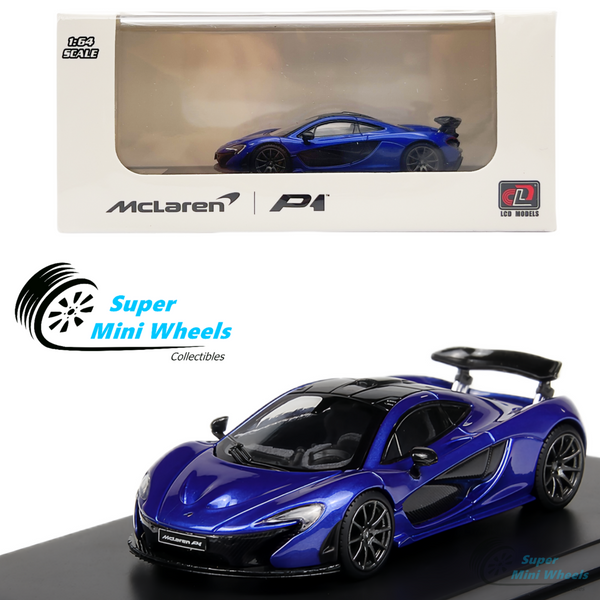 LCD Models 1:64 - McLaren P1 Blue - Diecast Model