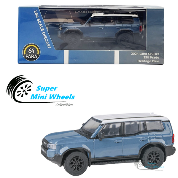 PARA64 2024 Toyota Land Cruiser 250 Prado Blue - 1:64