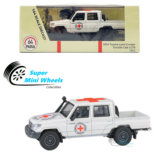 PARA64 2014 Toyota Land Cruiser 79 Pickup Red Cross - 1:64