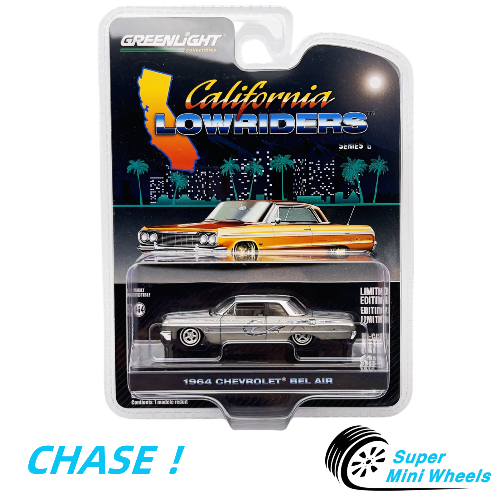 GreenMachine 1963 Chevrolet Impala Continental Kit in Copper Brown - California Lowriders Series 2 -1/64 Greenlight - 63030 BGR GreenMachine 1963 Chevrolet Impala Continental Kit in Copper Brown - California Lowriders Series 2 -1/64 Greenlight - 63030 BGR