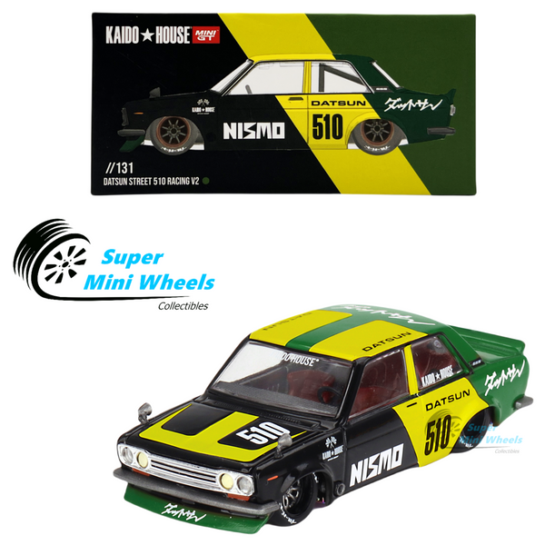 Mini GT x Kaido House 1:64 Datsun Street 510 Racing V2 KHMG131