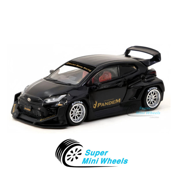 Tarmac Works 1:64 Pandem Toyota GR Yaris- Black