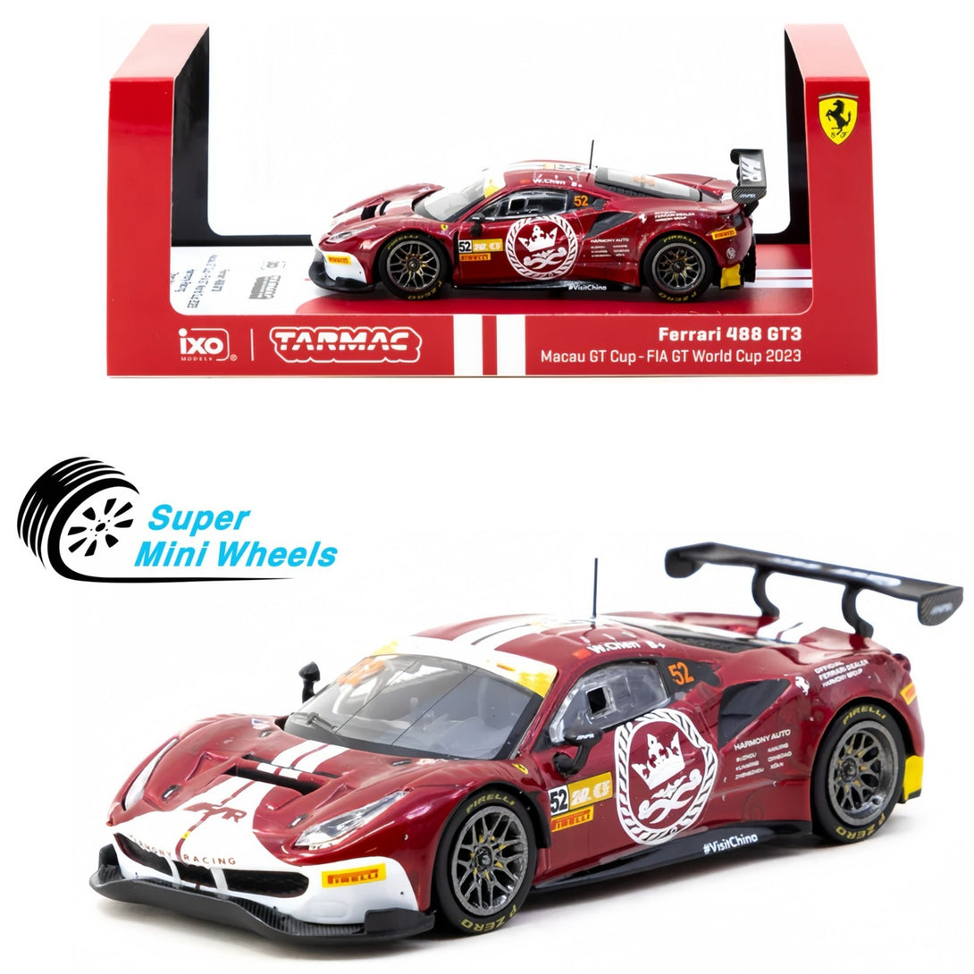 Tarmac Works 1:64 Ferrari 488 GT3 Macau GT Cup 2023 Harmony Racing ...