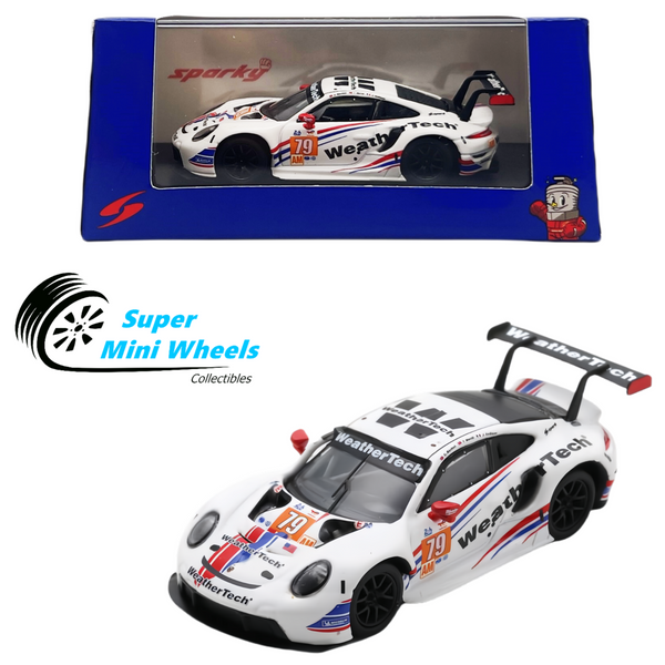 Sparky 1:64 PORSCHE 911 RSR-19 #79 WEATHERTECH RACING 24H LE MANS 2022