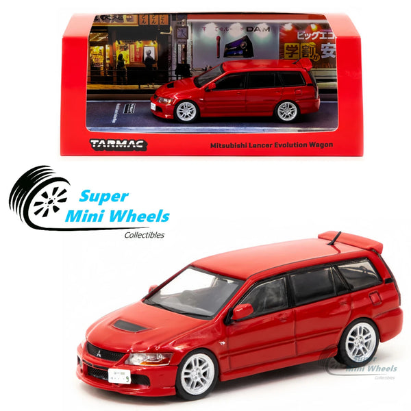 Tarmac Works 1:64 Mitsubishi Lancer Evolution Wagon Red