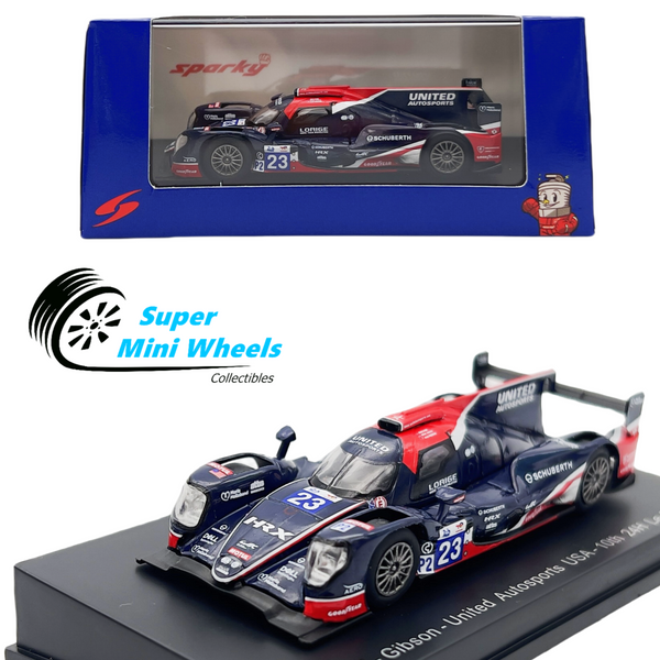 Sparky 1:64 Oreca 07 - Gibso -United Autosports USA #23 10th 24H Le Mans 2022