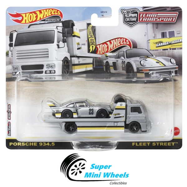 Hot Wheels 1:64 Legends Tour Team Transport Porsche 934.5 & Fleet Street