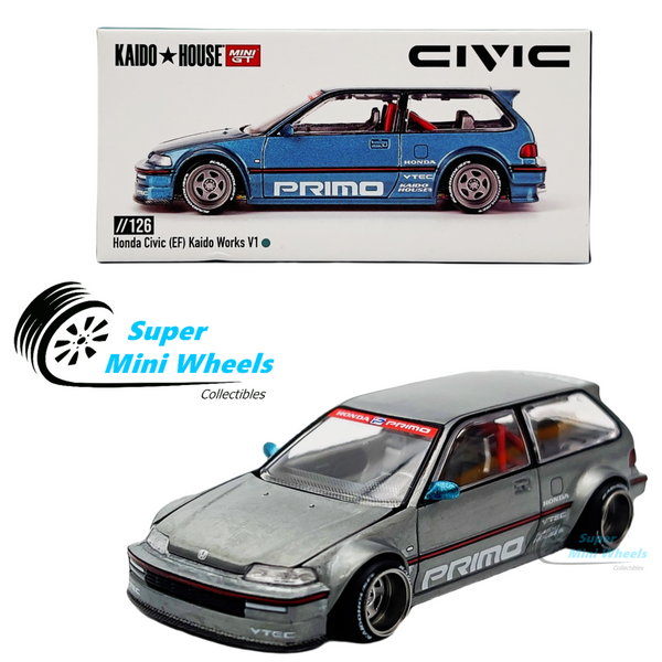 CHASE ! Mini GT x Kaido House 1:64 Honda Civic EF kaido Works V1 KHMG126