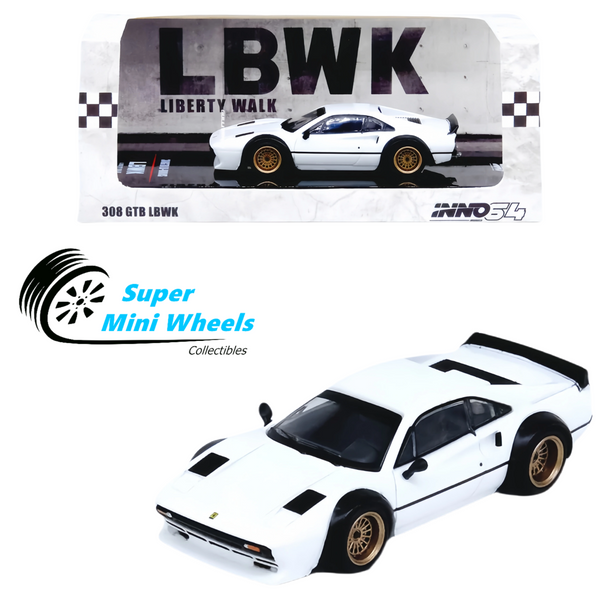 INNO64 1:64 LBWK 308 GTB White