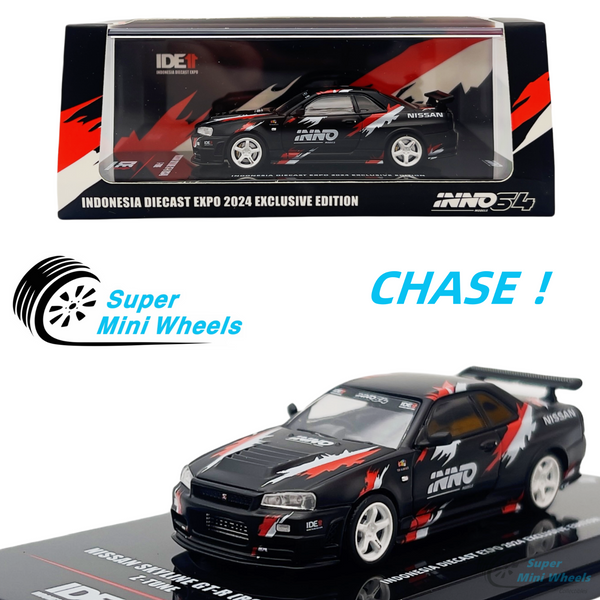 CHASE ! INNO64 1:64 Nissan GT-R R34 Z-Tune - 2024 IDE Exclusive