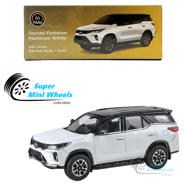 PARA64 - 2023 Toyota Fortuner Metallic White - 1:64