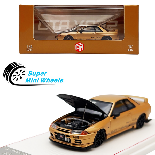 Focal Horizon 1:64 Top Secret GTR VR32 Gold - Diecast Model